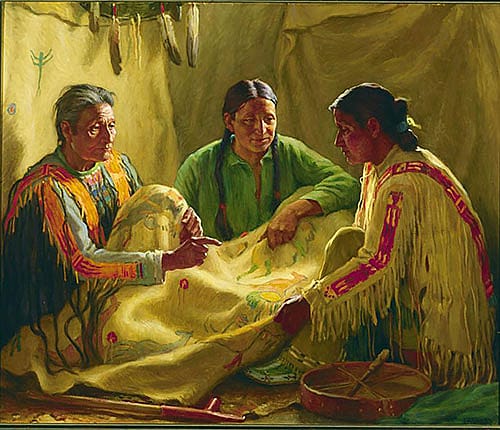 The War Chief's Story of the Robe